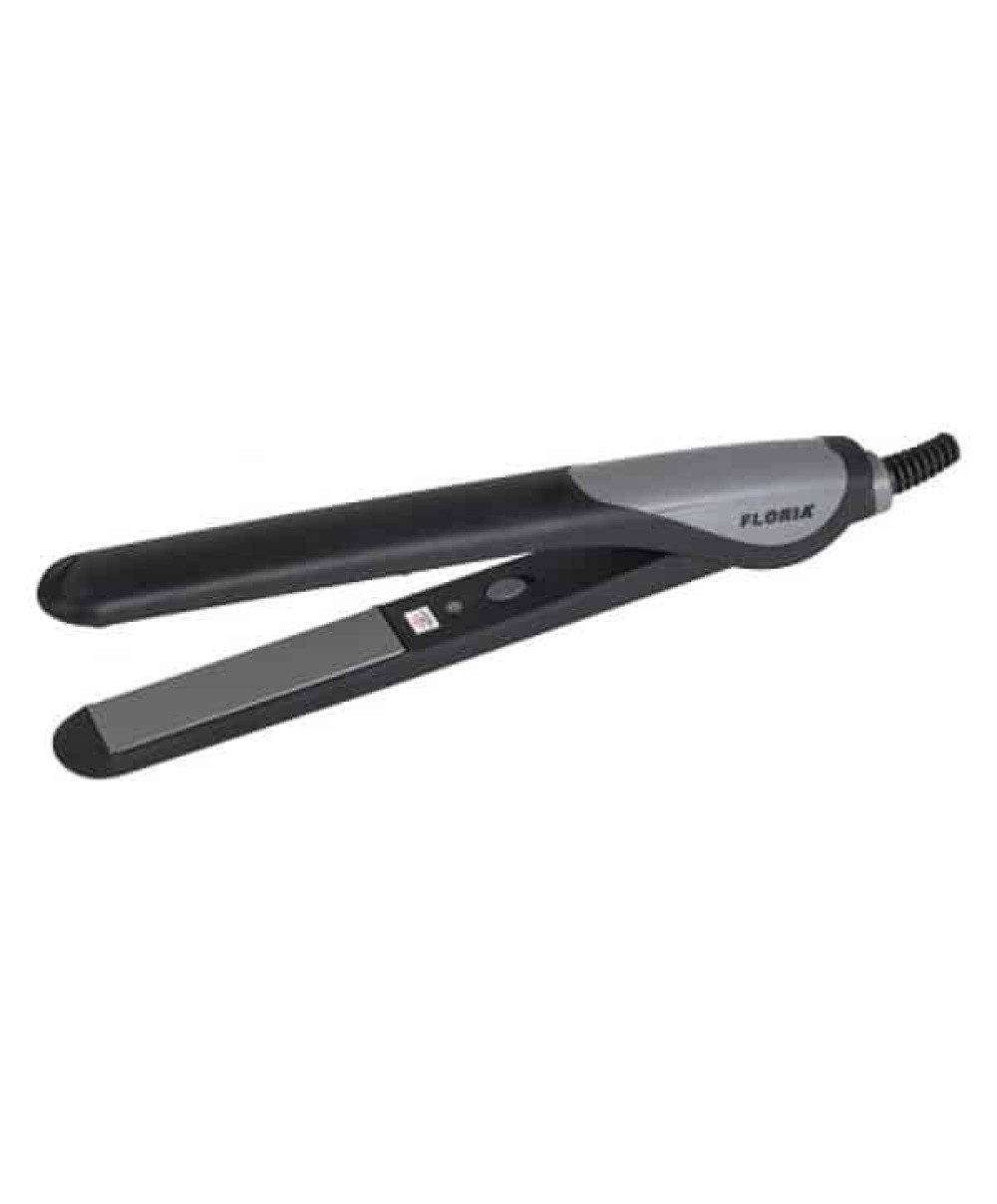 Placa de indreptat parul Floria, cu invelis ceramic, putere 25w, negru / ZLN 8992