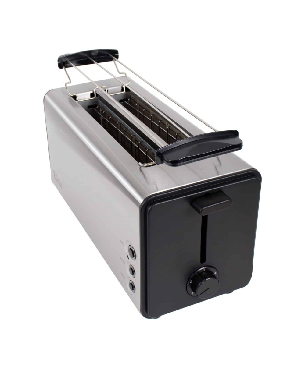 Prajitor de paine cu functie dezghetare, long slot, 4 felii, 1300 w, inox / ZLN 2720