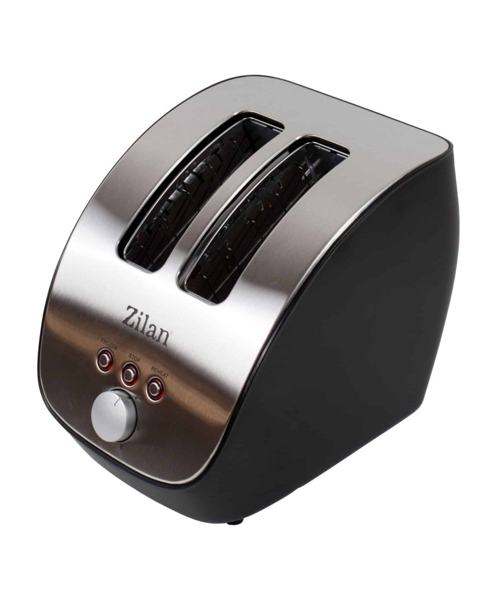 Prajitor de paine inox, 2 felii, 6 nivele de prajire, 1000 w / ZLN 2690