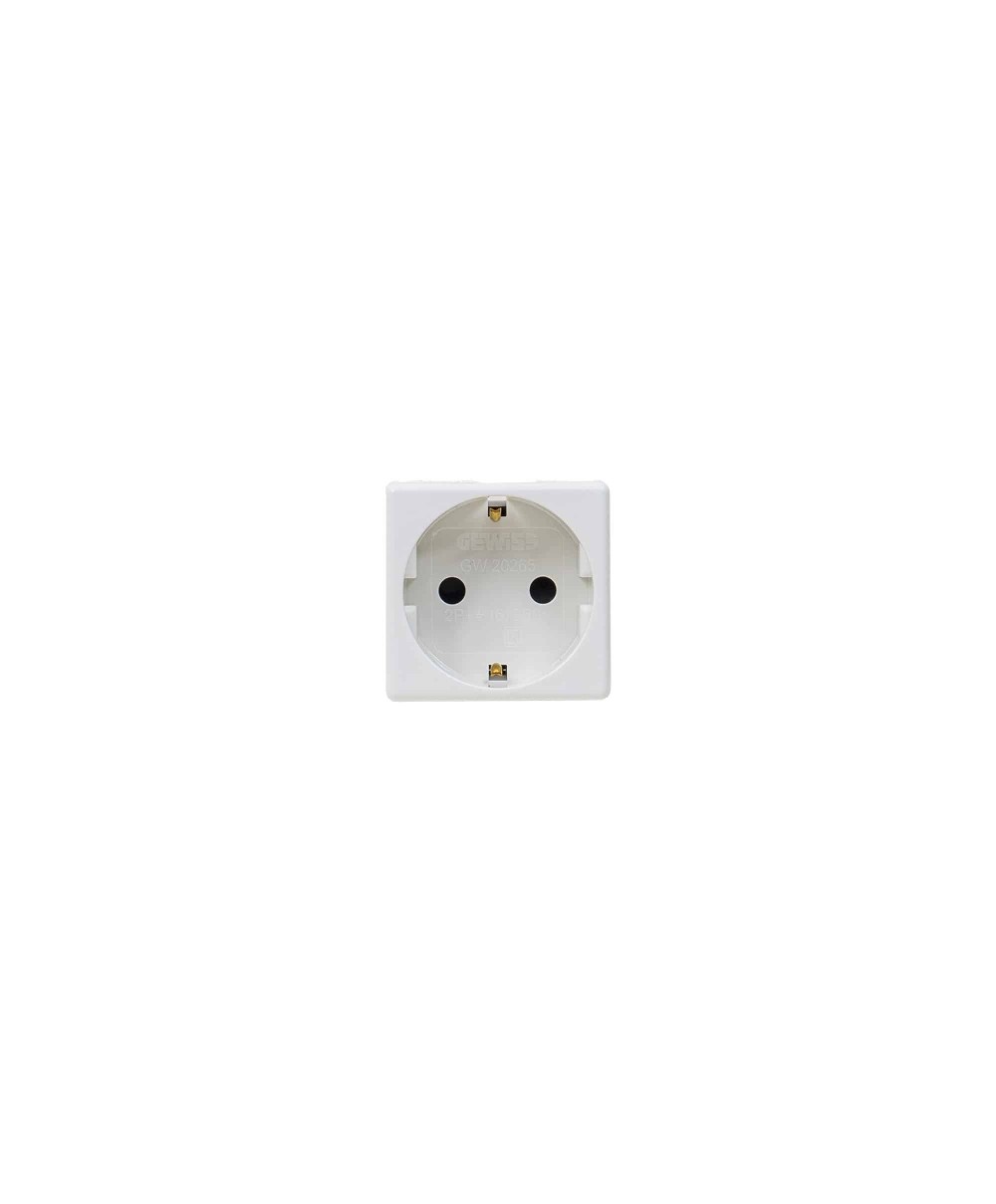 Priza modulara cu 2 module GEWISS, 16A, 250V, GW 20265, Z-TOOLS / EXT 10618