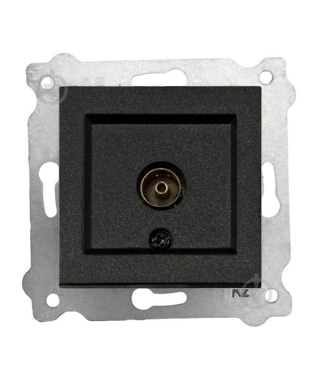 Priza TV incastrata, EXEN negru / 290-001403-257