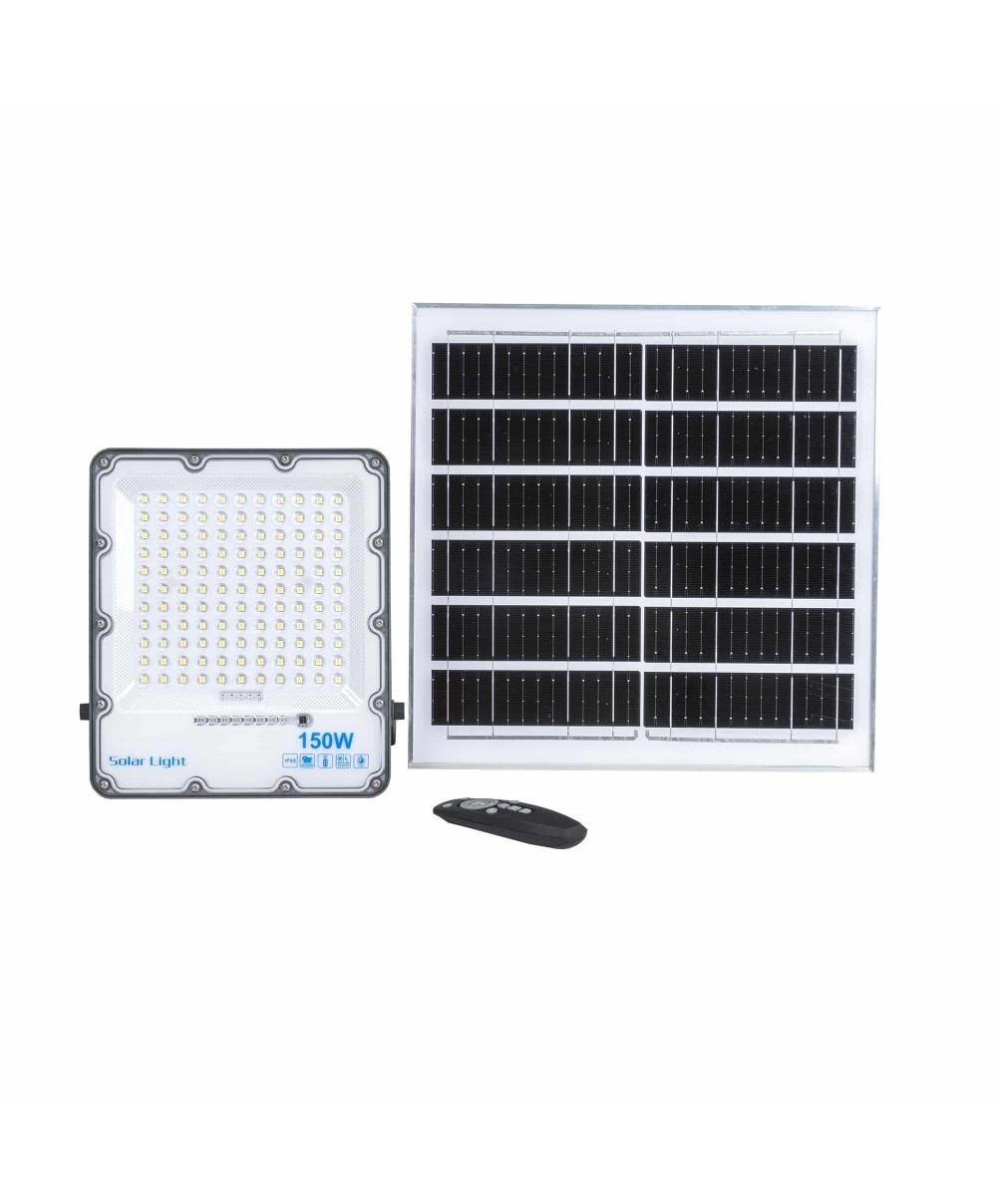Proiector led cu incarcare solara, 150W, panou separat, cu telecomanda IP66 Z-TOOLS / ZTS8563