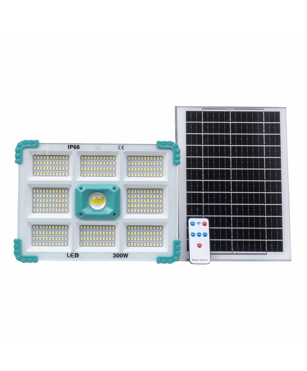 Proiector led cu incarcare solara, 300W, 374 leduri / ZTS 8210
