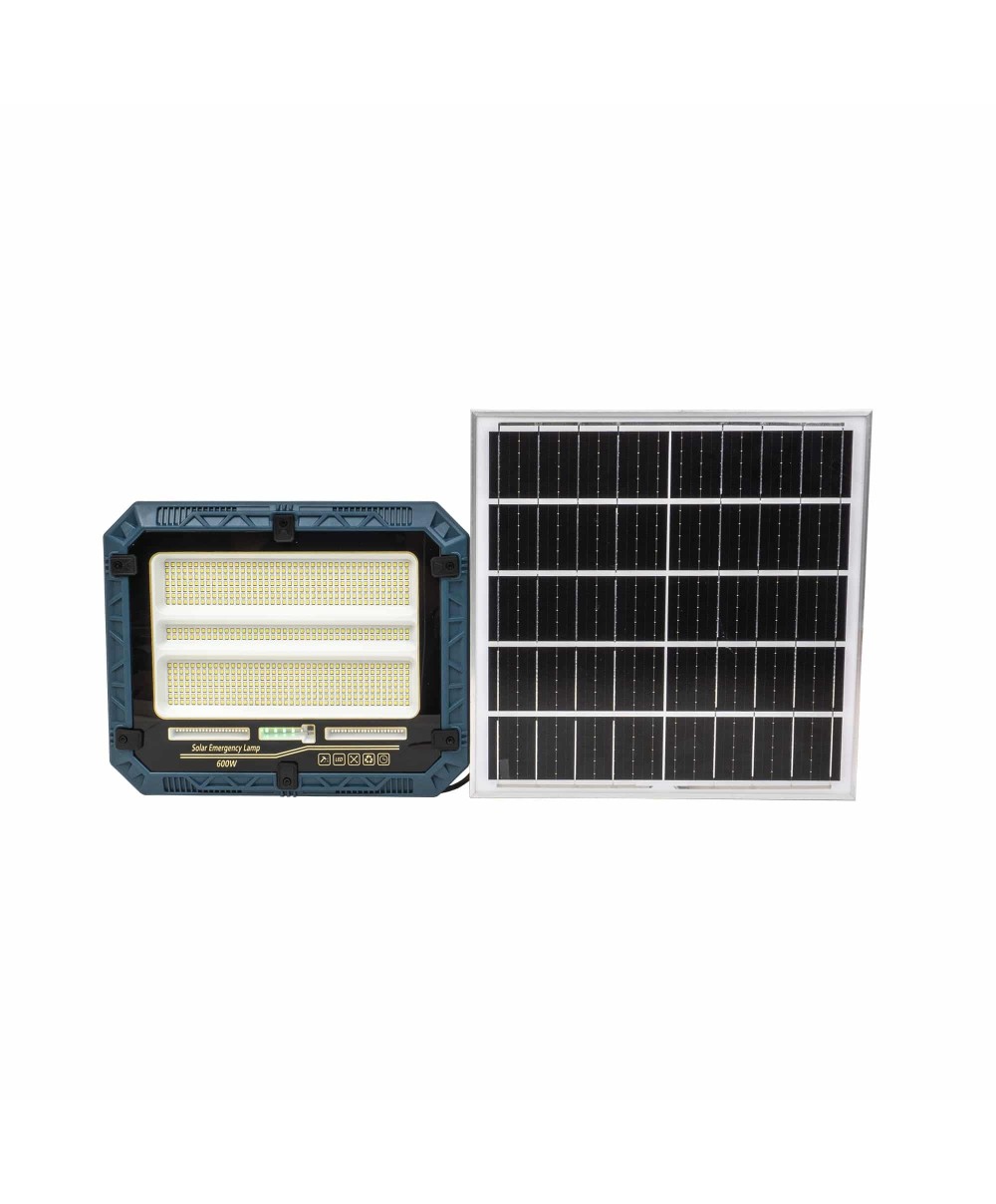 Proiector led cu incarcare solara, 600W, panou separat, cu telecomanda IP66 Z-TOOLS / ZTS 8987