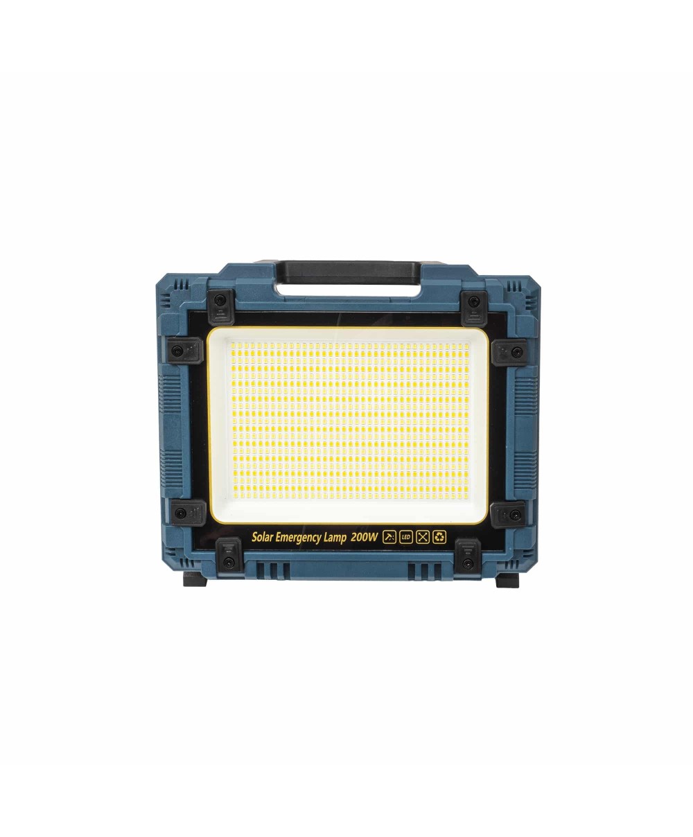 Proiector led cu incarcare solara si USB, 200W, panou incorporabil si detasabil Z-TOOLS / ZTS 8672