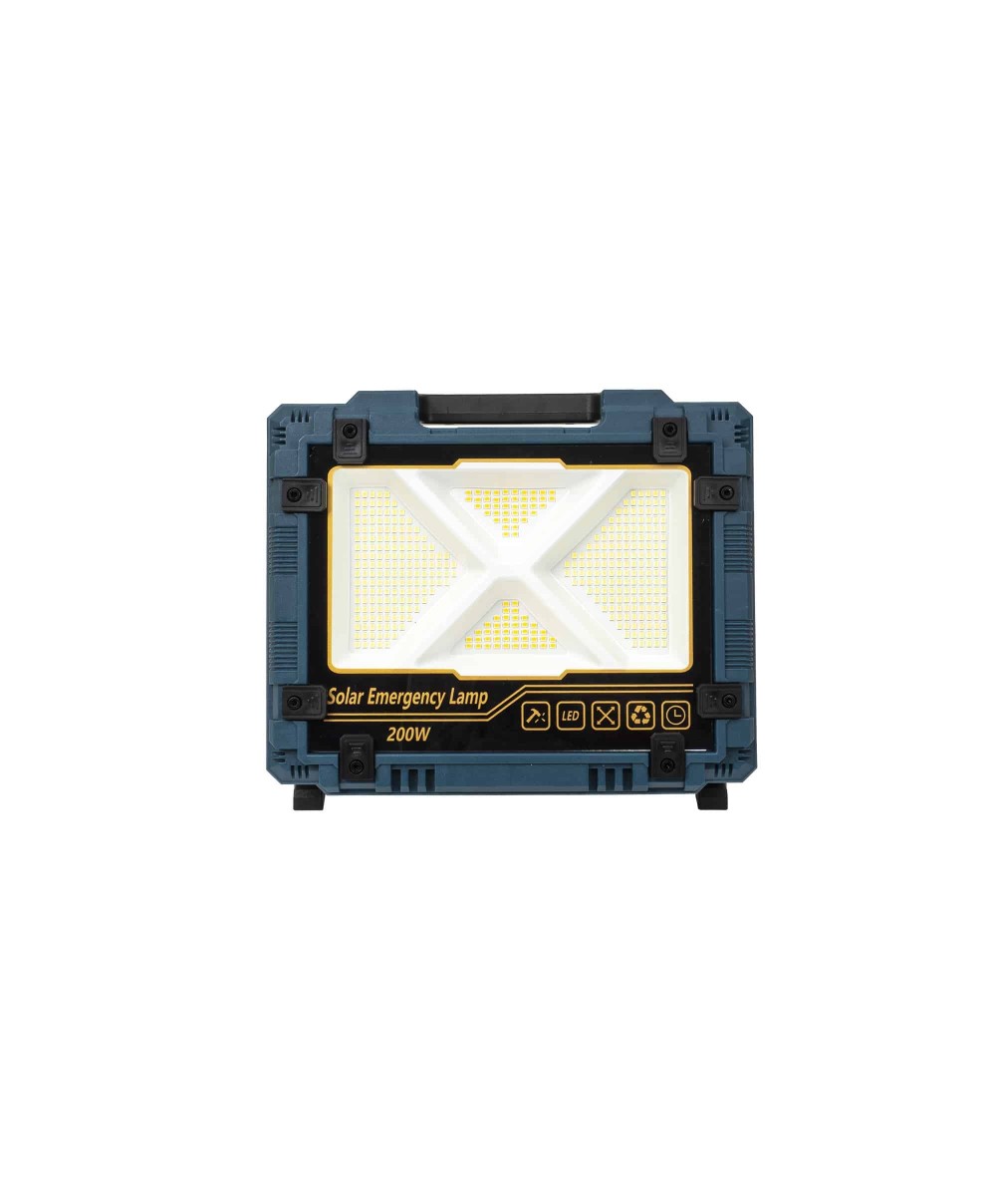 Proiector led cu incarcare solara si USB, 200W, panou incorporabil si detasabil Z-TOOLS / ZTS 8966