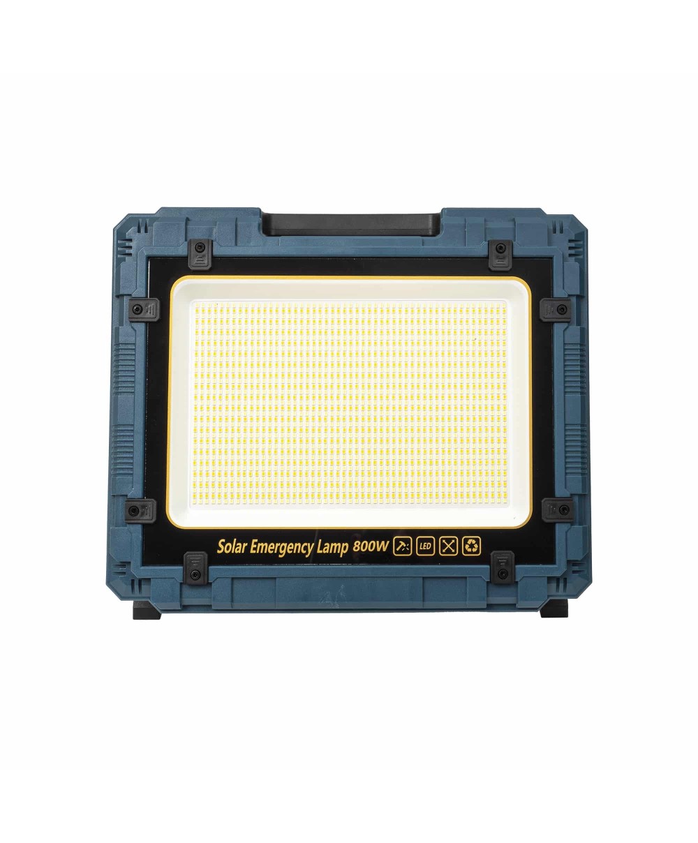 Proiector led cu incarcare solara si USB, 800W, panou incorporabil si detasabil Z-TOOLS / ZTS 8674