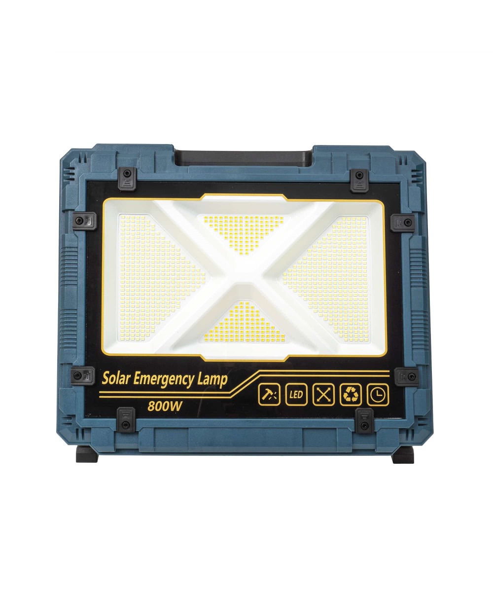 Proiector led cu incarcare solara si USB, 800W, panou incorporabil si detasabil Z-TOOLS / ZTS 8964