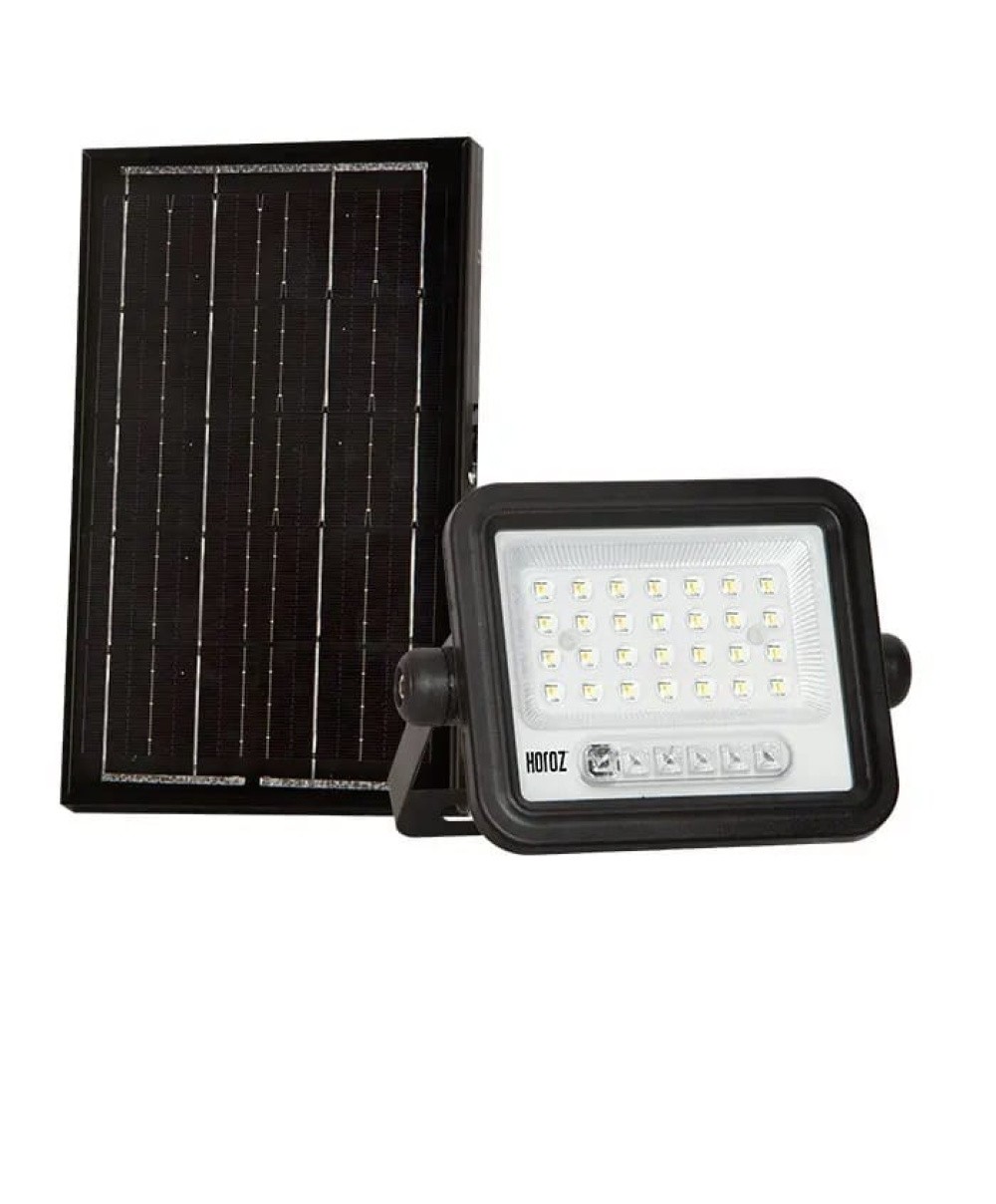 Proiector solar 50W 6400K IP65, Tiger Pro, negru / 068-012-1050