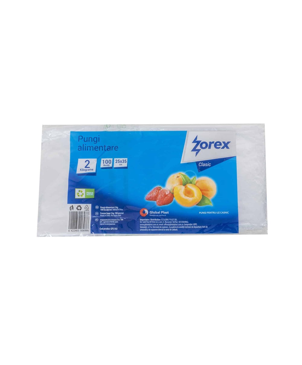 Pungi alimentare, capacitate 2kg, 100buc Z-TOOLS / EXT 10709