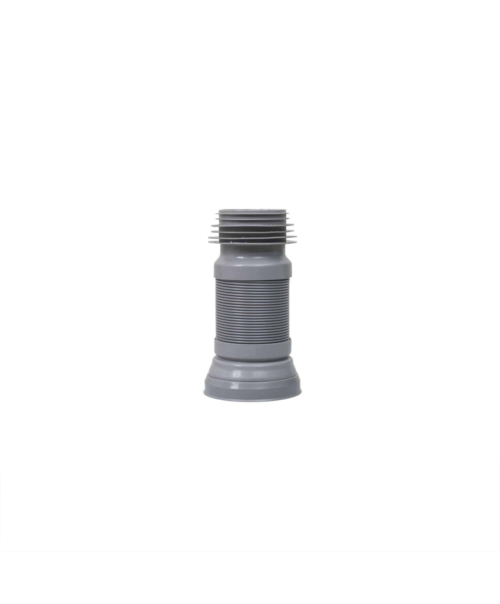 Racord evacuare WC, extensibil 50cm, Z-TOOLS, gri / ZTS 8298