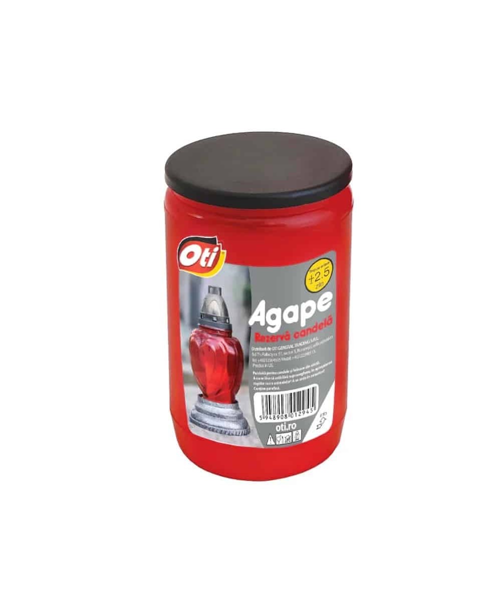Rezervă candelă, durată 2.5 zile, Agape, roșu / OTI131294