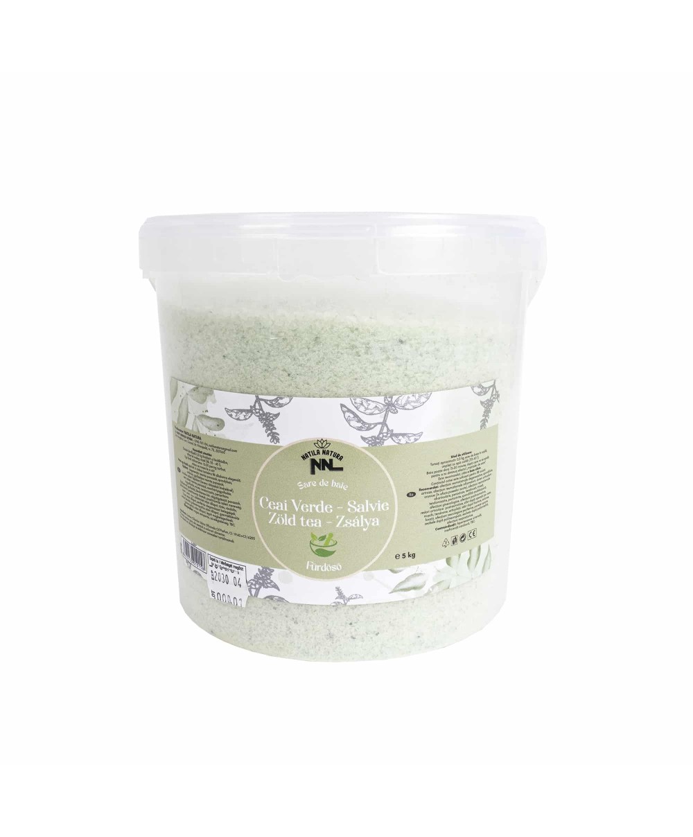 Sare de baie, galeata de 5kg, aroma ceai verde Z-TOOLS / EXT9970