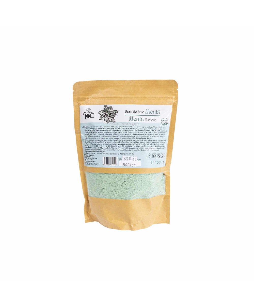 Sare de baie, punga de 1kg, aroma menta Z-TOOLS / EXT9979