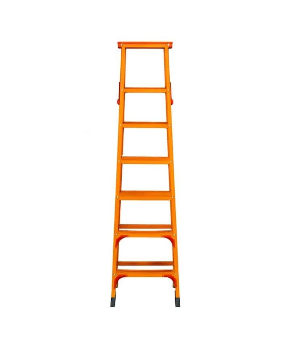 Scară tip A, 6 trepte + platforma, portocalie Z-TOOLS / ZTS8085