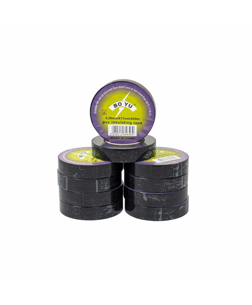 Set 10 bucati banda de izolat fire 0.2x1.7mm, 20m negru Z-TOOLS / ZTS 8267N_10