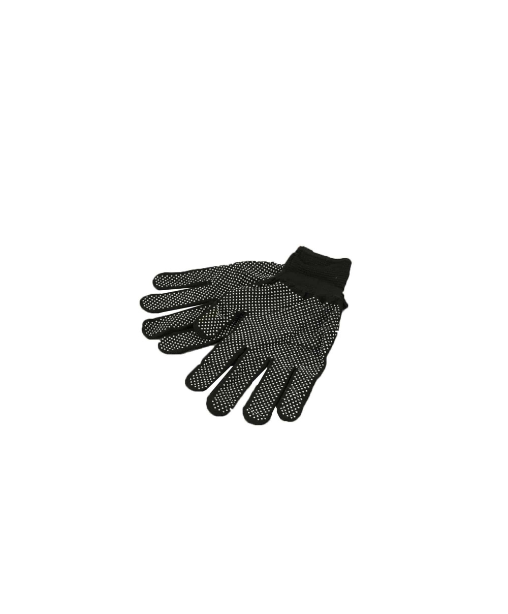 Set 12 buc, manusi protectie nr 10 cu buline din cauciuc / 4248_1