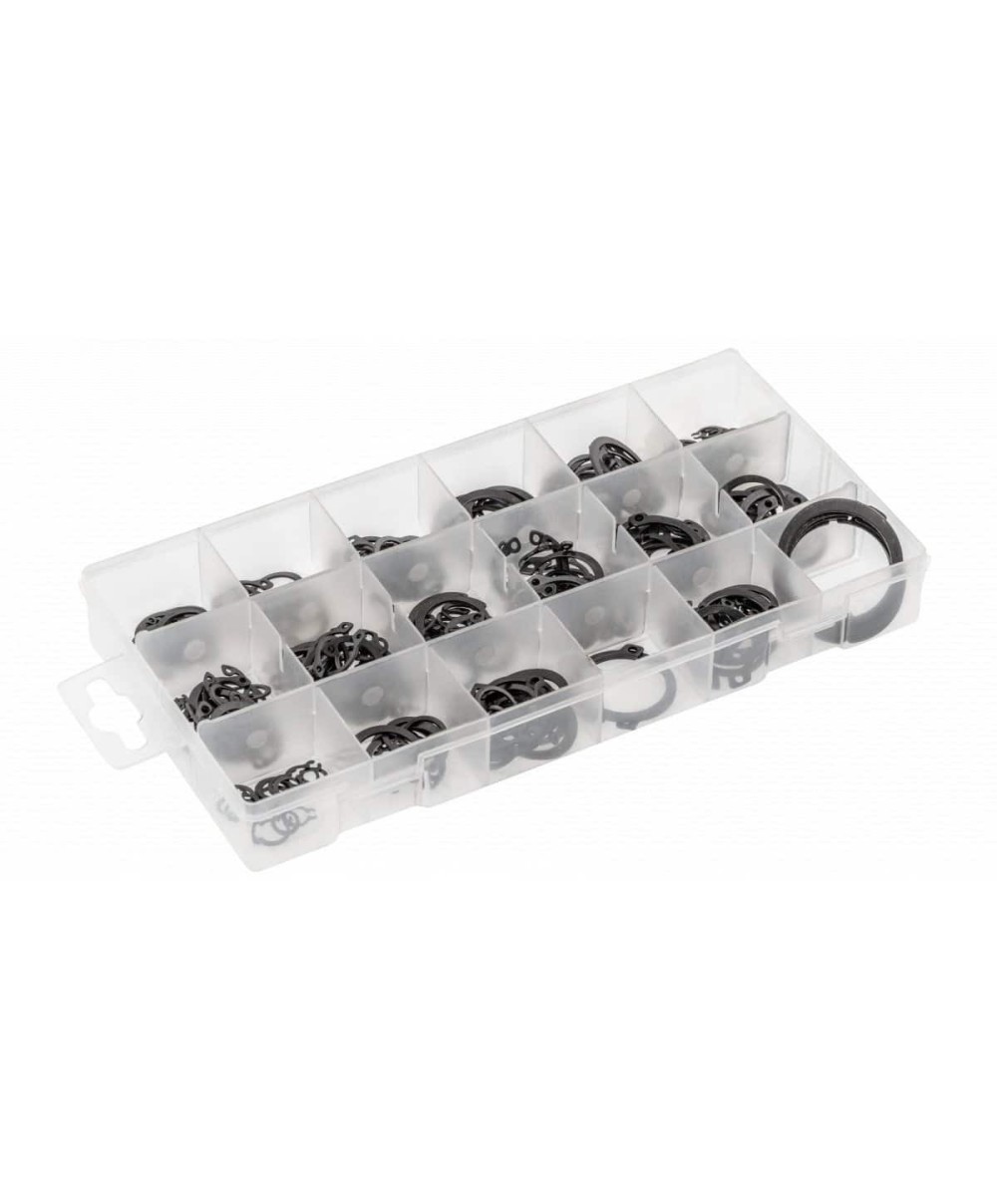 Set 225 bucati inele elastice, interioare si exterioare, HOGERT / HT8G503