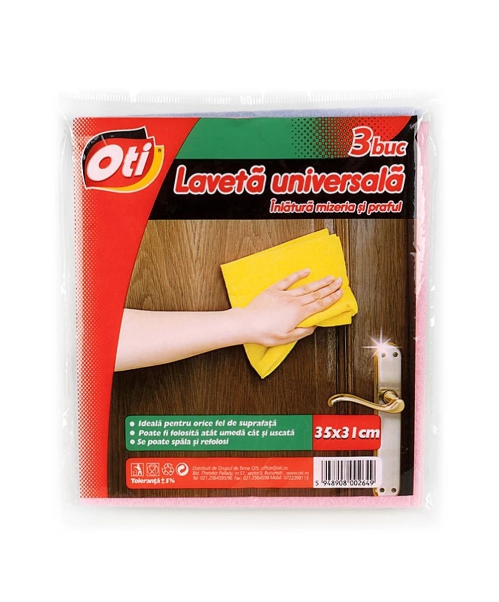 Set 3 lavete universale OTI 35x31cm / OTI040264