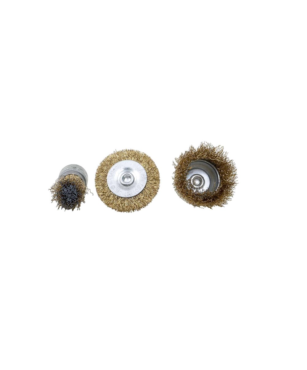 Set 3 perii de sarma, tip disc pentru bormasina Z-TOOLS / 9195