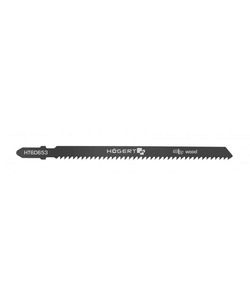 Set 5 bucati lame pentru fierastrau electric, HOGERT 9TPI, 126mm / HT6D653