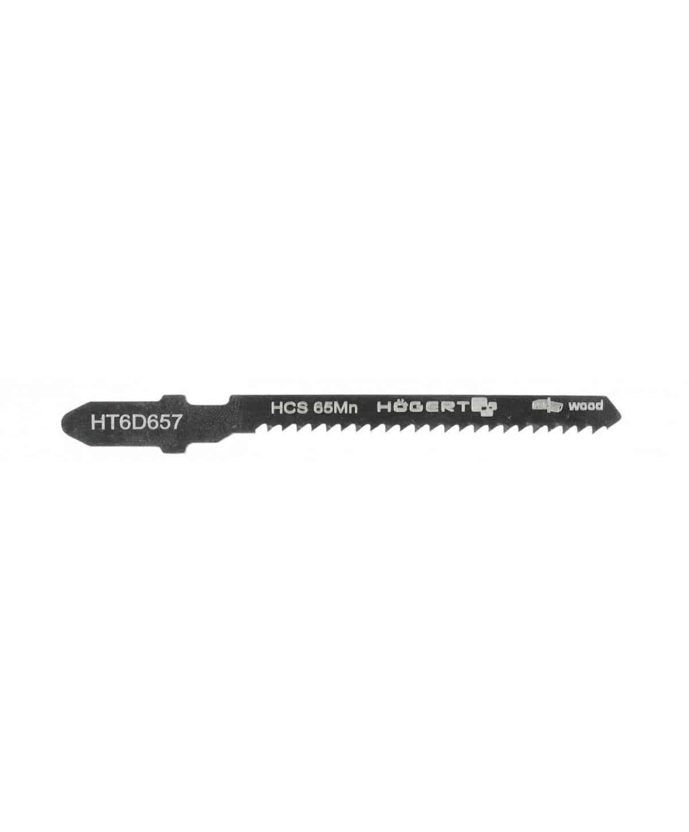 Set 5 bucati lame pentru fierastrau electric, HOGERT 12TPI, 76mm / HT6D657