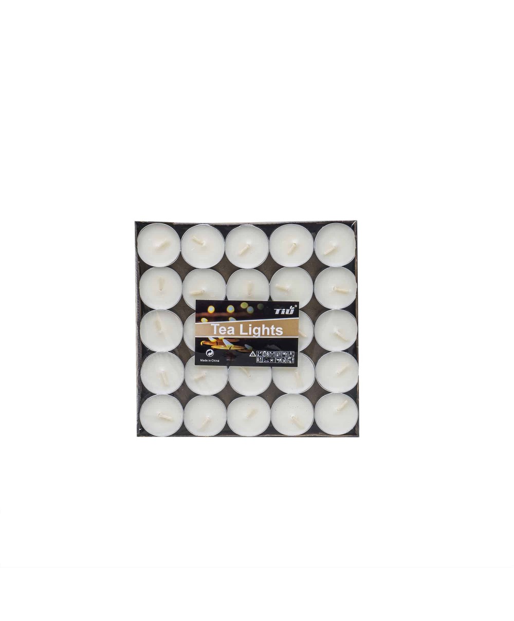 Set 50 lumanari decorative, 14gr, timp de ardere 4h, Z-TOOLS, alb / ZTS 8029