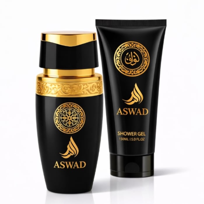 Set Cadou ASWAD – Apă de Parfum 100ml + Shower Gel 150ml | Parfum Oriental Intens pentru Bărbați