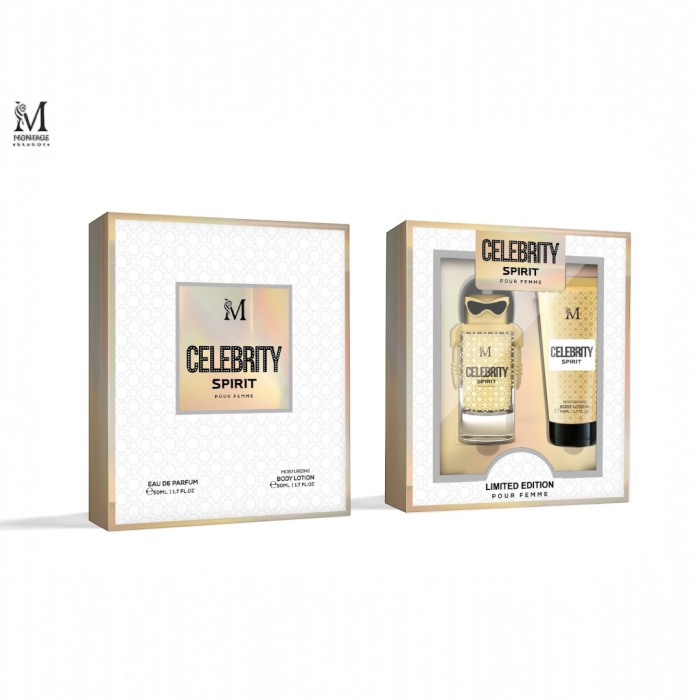 Set Celebrity Spirit Pour Femme – Inspirat din Fame Paco Rabanne | Apă de Parfum 50ml + Loțiune de corp 50ml