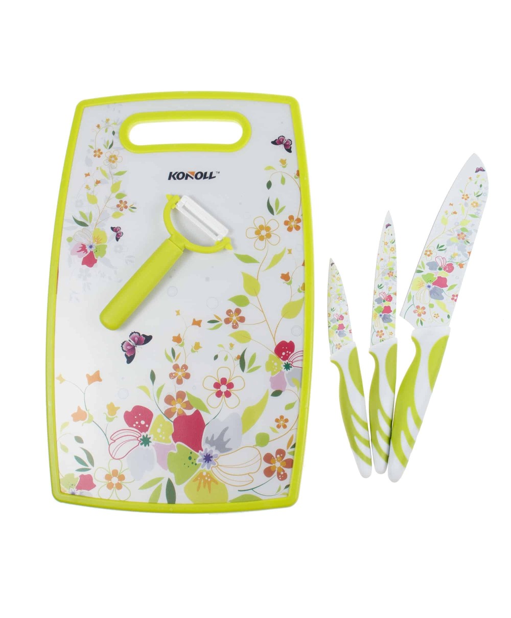 Set tocator + cutite + curatator legume 5 piese / 1596