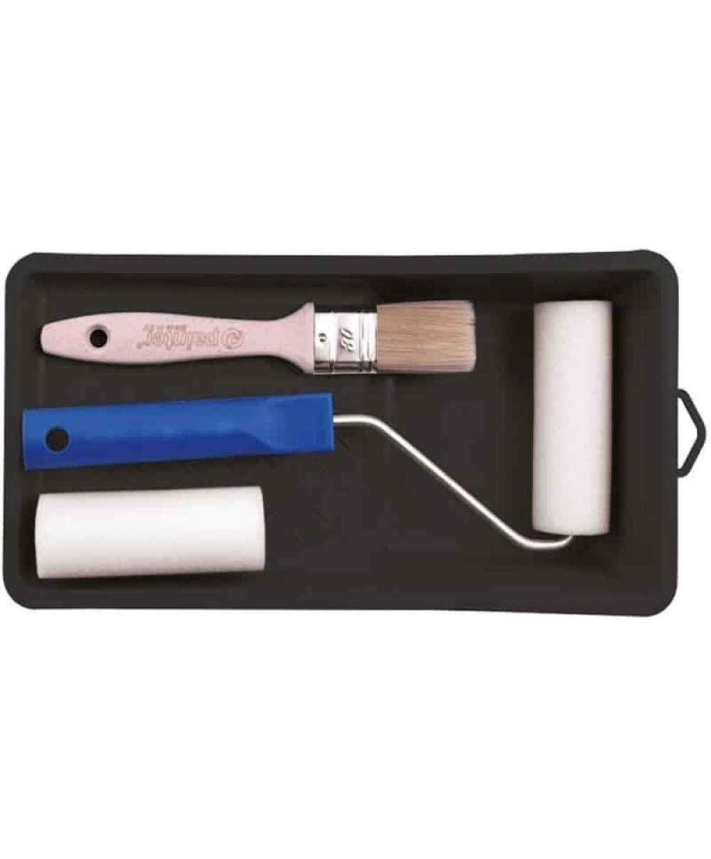 Set trafalet burete 10cm, cu pensula si tavita Z-TOOLS / ZTS5633
