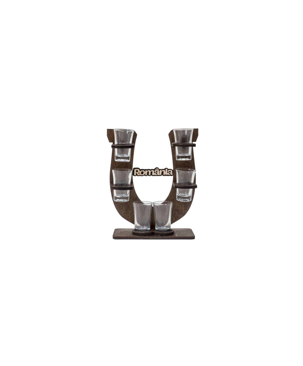 Suport forma potcoava plus 6 pahare pentru tuica Z-TOOLS / EXT 9942