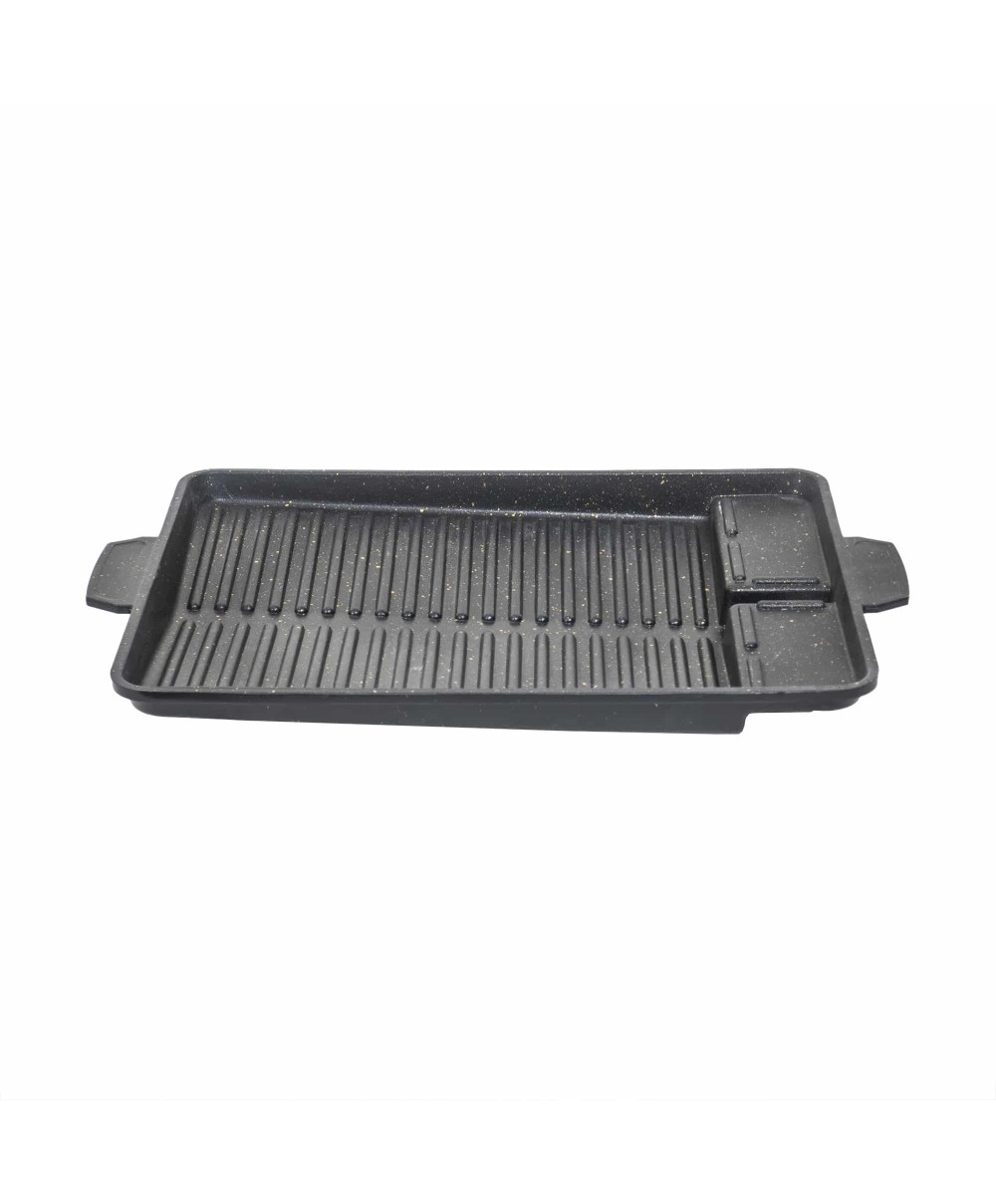Tava grill pentru aragaz camping, 32.5x26x4cm / ZTS 5623