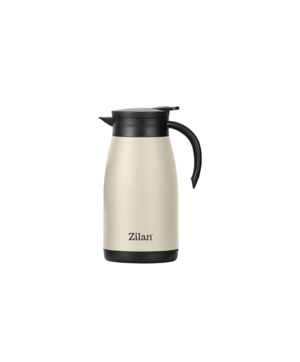 Termos tip ceainic ZILAN, capacitate 1L, crem / ZLN 0769