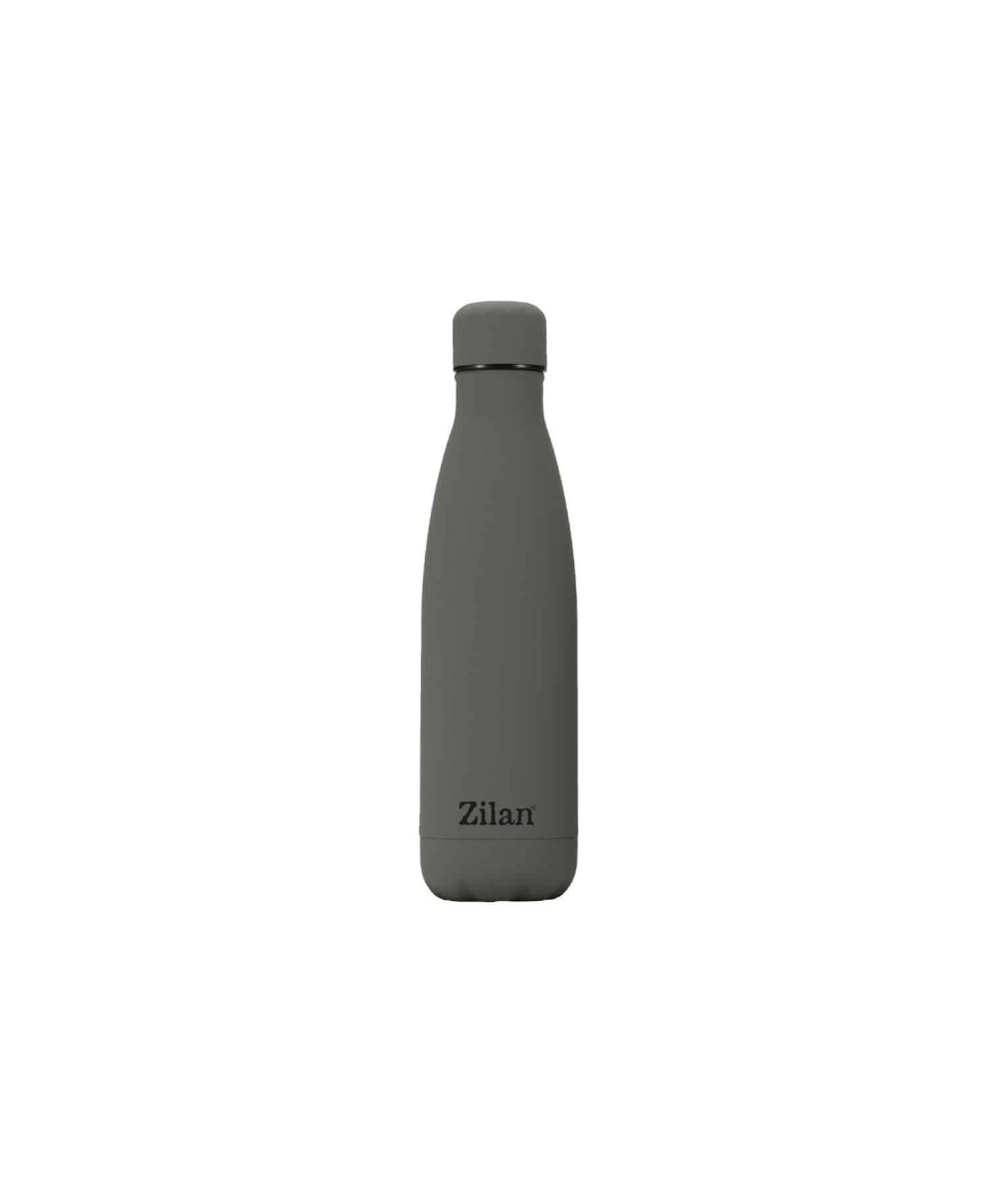 Termos tip sticla, interior inox, capacitate 500ml ZILAN, gri / ZLN 0822
