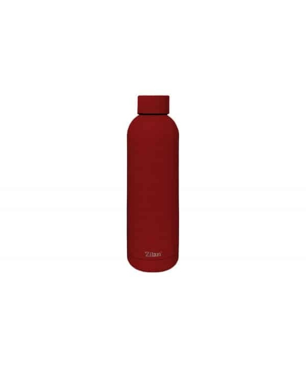 Termos tip sticla, interior inox, capacitate 500ml ZILAN, rosu / ZLN 9842