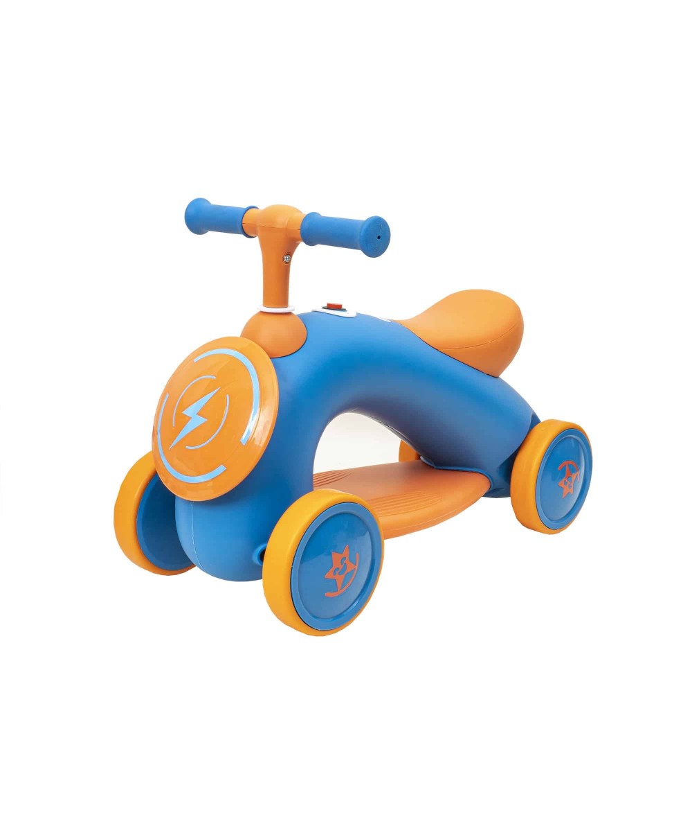 Tricicleta din plastic, fara pedale pentru copii, cu muzica si lumina, bleu Z-TOOLS / ZTS8365