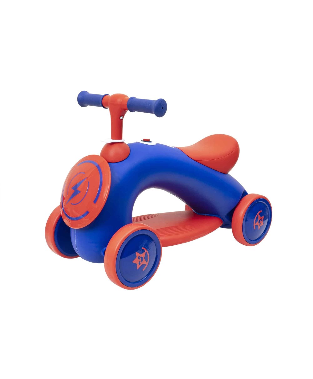 Tricicleta din plastic, fara pedale pentru copii, cu muzica si lumina, albastru Z-TOOLS / ZTS8393
