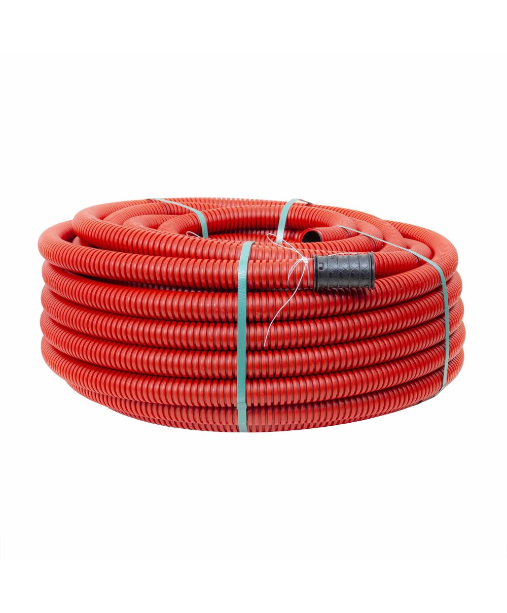 Tub flexibil tip copex, pentru protectie cablu, 40mm, 450N, 50ml, rosu / TCPE40
