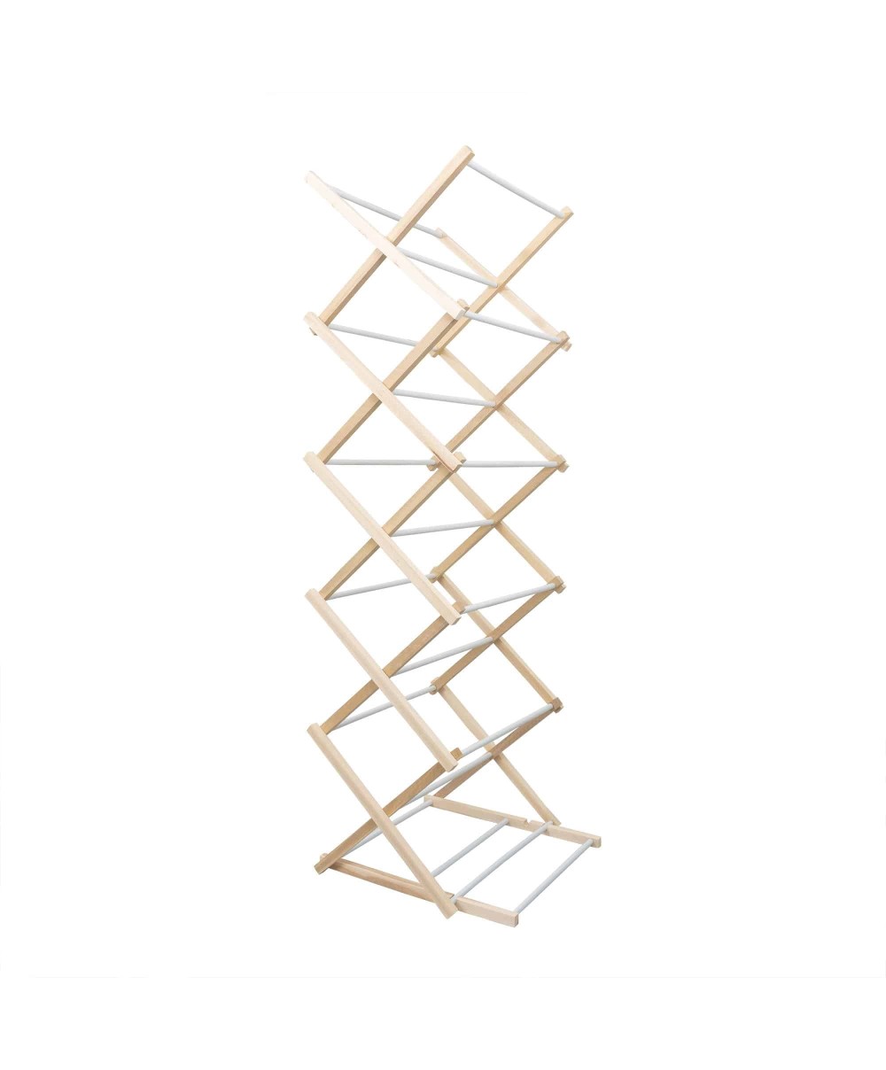 Uscator de rufe din lemn 178x54cm pliabil / EXT 8086