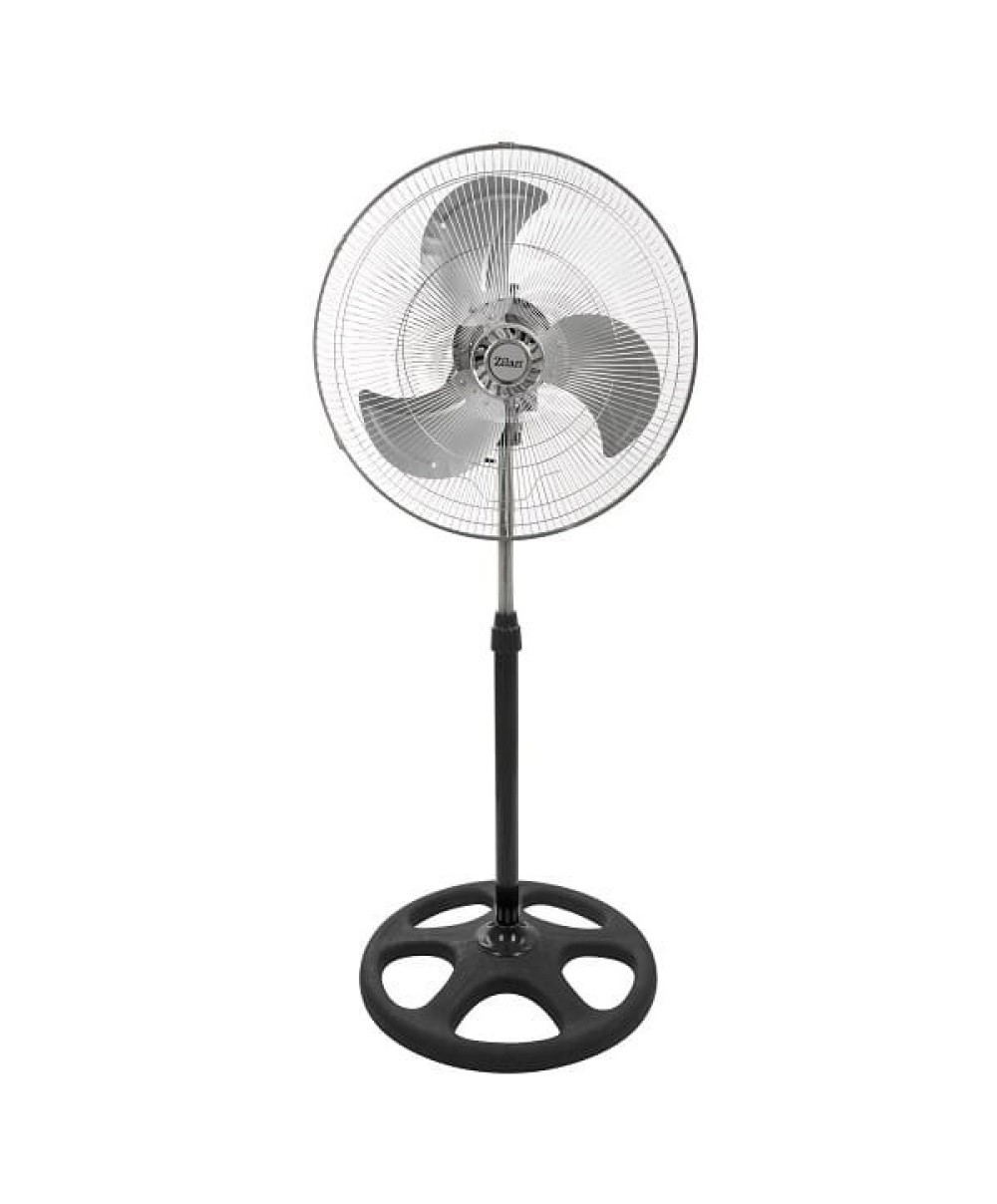 Ventilator cu picior, 3 in 1, 3 trepte de viteze, putere 55W, diametru 45cm ZILAN / ZLN 3840