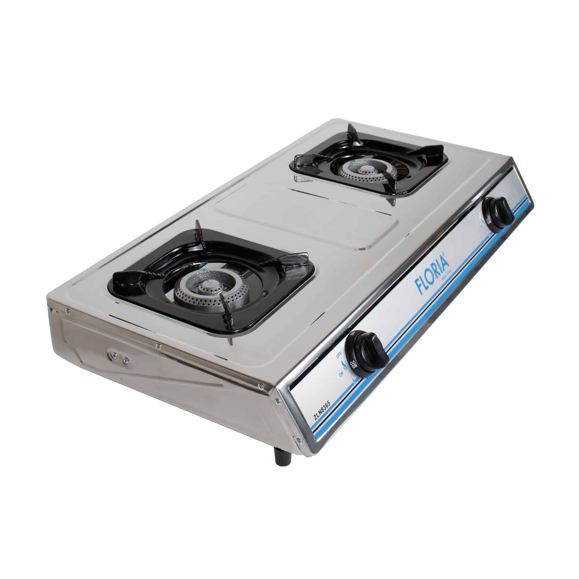 Aragaz din inox cu 2 ochiuri, alimentare la butelie 3