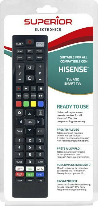 Telecomanda pentru Smart TV LCD/LED Hisense, SUPERIOR Electronics