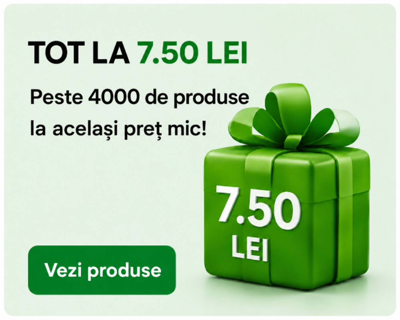 TOT LA 7.50 LEI