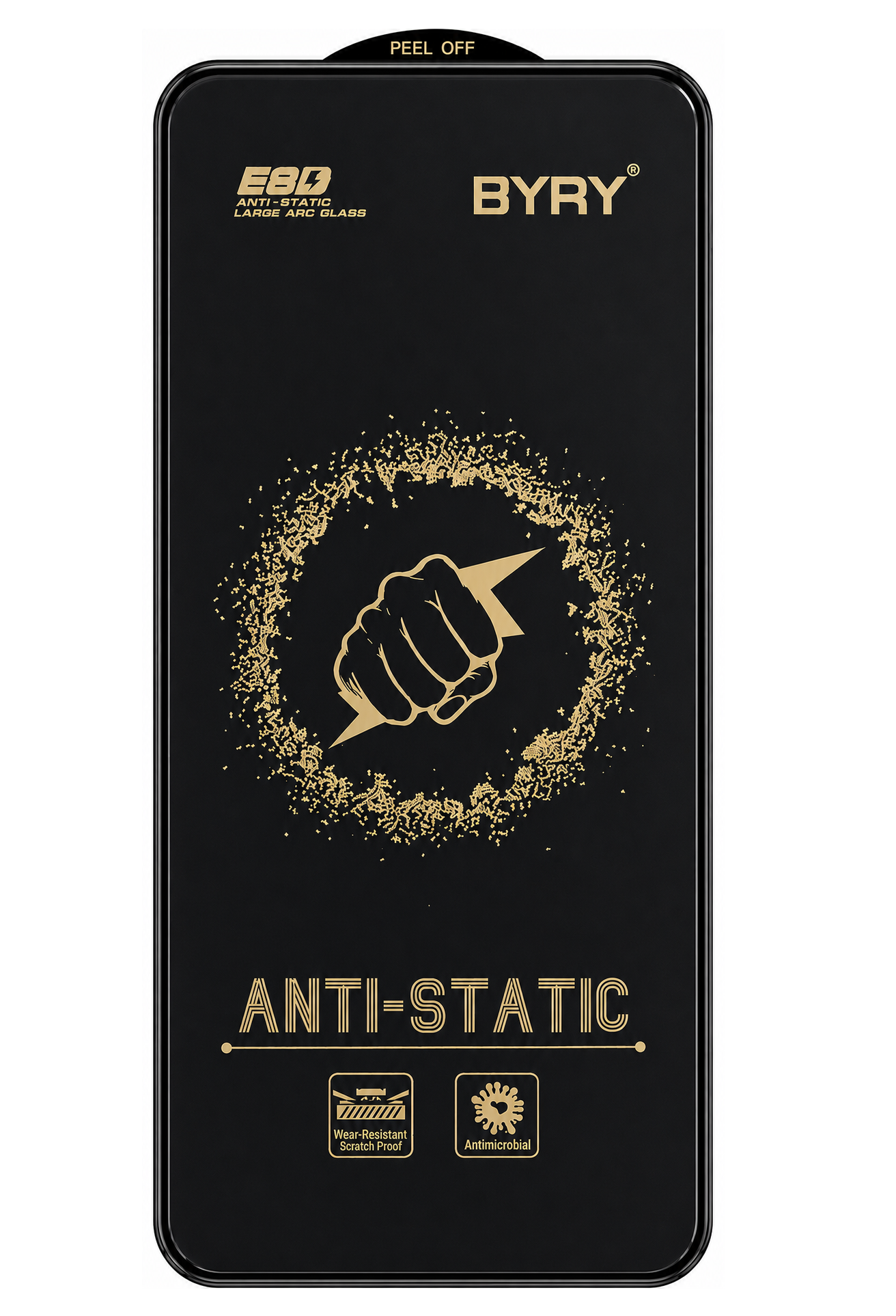 Folie de sticla Samsung Galaxy A16, BYRY Full Glue Antistatic ESD, margini negre