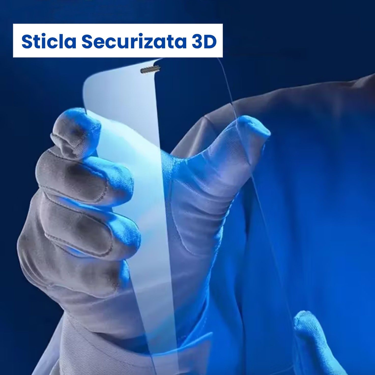 Folie de Protectie pentru Apple iPhone 16 Pro, , Sticla Securizata 3D, High Definition pentru Ecran complet, Anti Zgirieturi, Anti bule, Transparenta 5