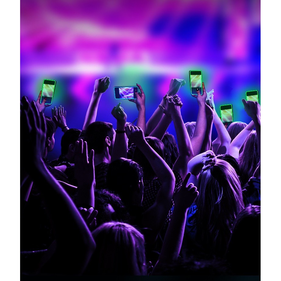 Folie de Sticla Securizata pentru Apple iPhone 15 Pro Max, , Luminous, Margine Fosforescenta Neon din Silicon, Mat, Anti-Amprenta, Protectie Completa, 9H, Albastru 5