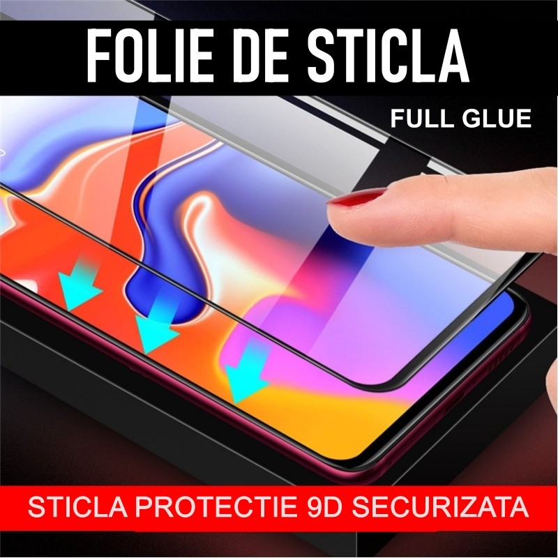 Folie Sticla Securizata compatibil cu Huawei Nova 9SE, Full Glue Negru 3