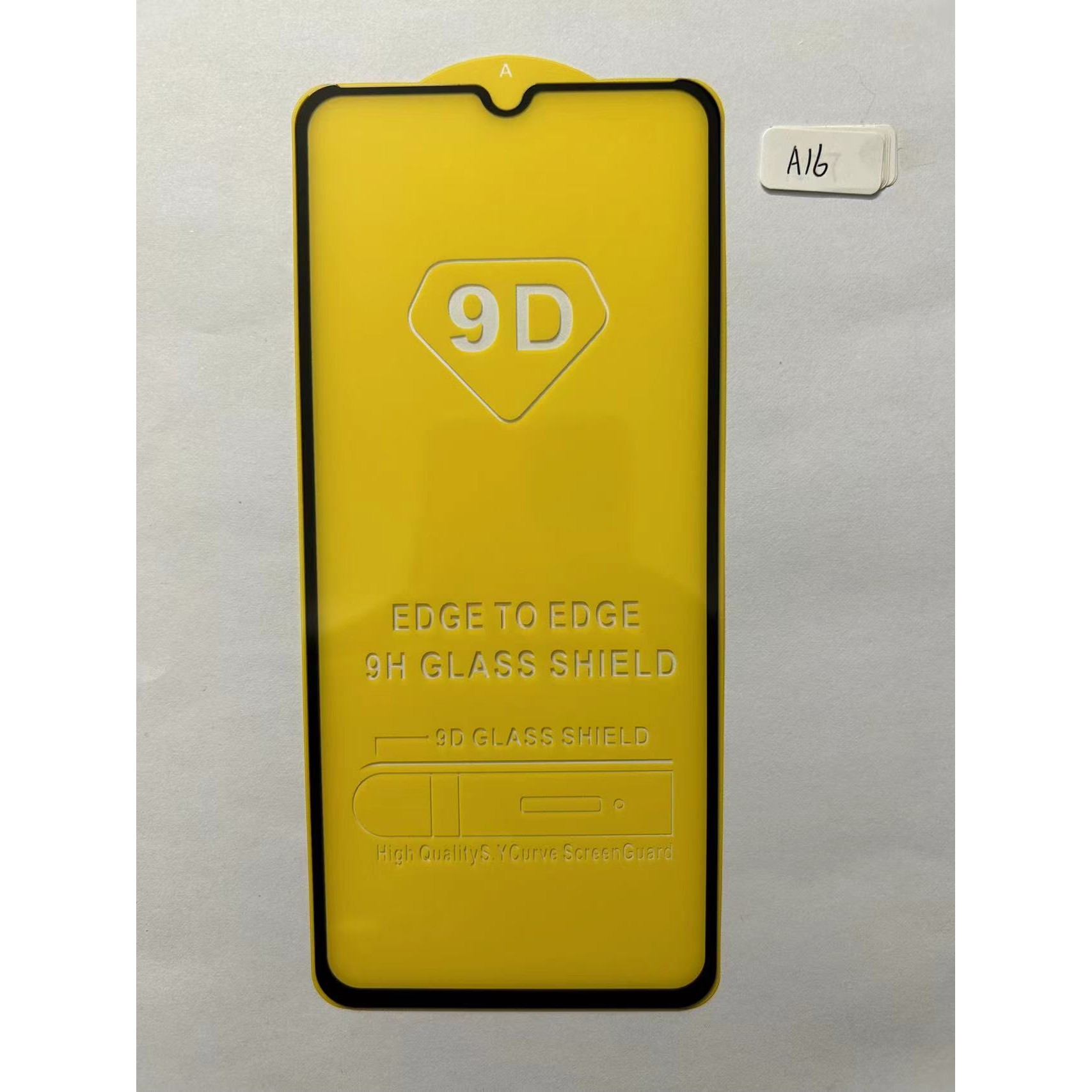 Folie Sticla Securizata compatibil cu Oppo A16, Full Glue Negru 2