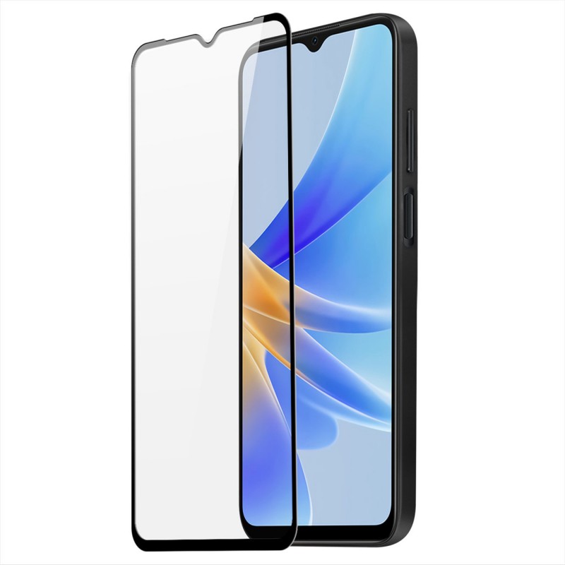 Folie Sticla Securizata compatibil cu Oppo A16, Full Glue Negru